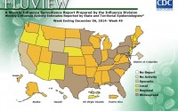 flu spread map