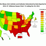 flu epidemic map 2015